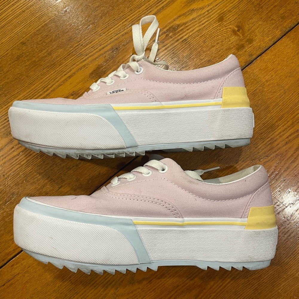 VANS OLD SCHOOL ERA STACKED - PINK PASTEL